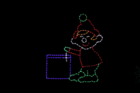 Snowflurry Elf Best animated Christmas light display