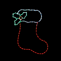 Christmas Stocking Christmas light display
