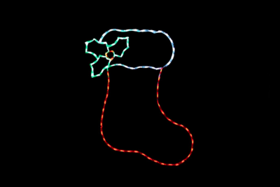 Christmas Stocking Christmas light display