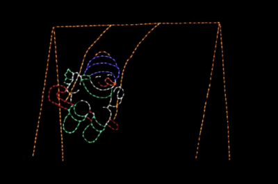 Swing Set Snowman (5’8" H x 8' W)