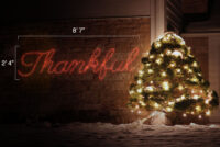 Thankful Sign (2'4" H x 8'7" W)