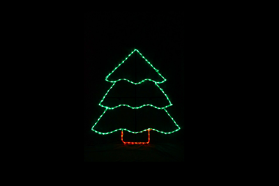 treesmall Tree Without Star Christmas light display