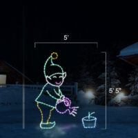 waterin-elf Watering Elf (5’5" H x 5' W)