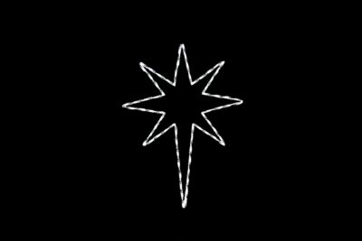 Christmas star light display