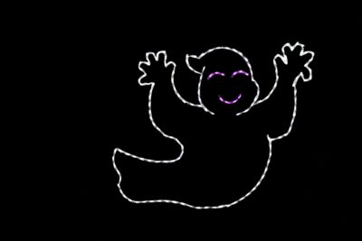Happy_Ghost_Facing_Right_Website_Ready__96905 Happy ghost facing right Halloween light display