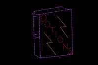 Potions Book Halloween light display