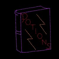 Potions Book Halloween light display