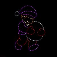 Snowball Boy Christmas light display