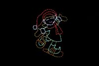 Snowshoe Elf Christmas light display
