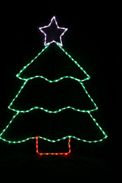 tree_with_star__51463 Christmas tree with star light display