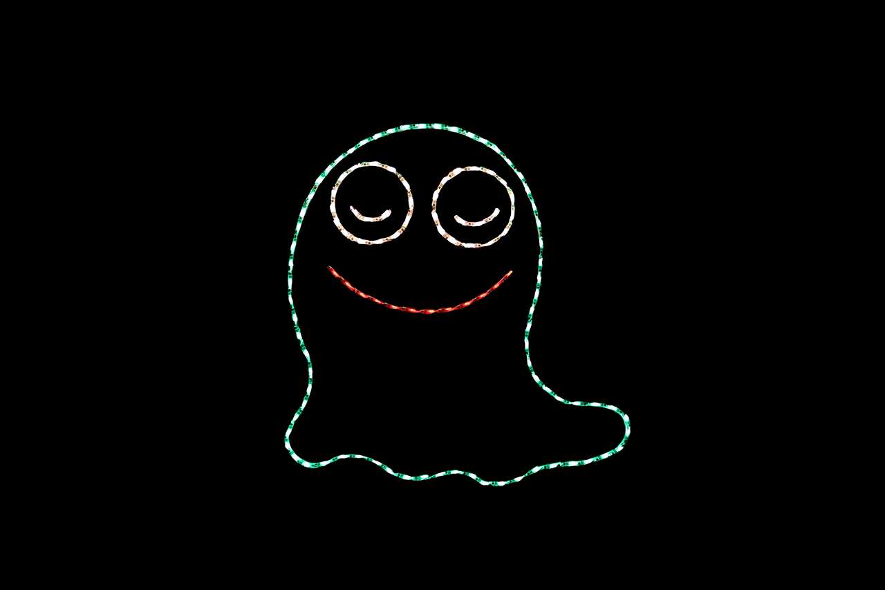 Baboo Goblin animated Halloween light display