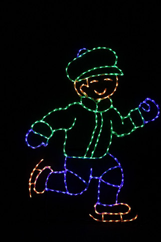 skating_boy__55066 Skating boy animated Christmas light display