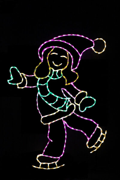 skating_girl__75042 Skating girl animated Christmas light display