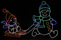 snow_brothers__45042 Snow Brothers snowman Christmas light display