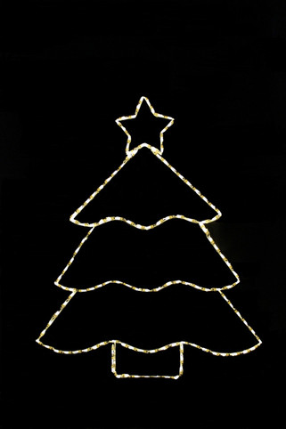 white_tree__36056 White Christmas tree light display