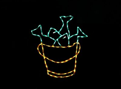 Bucket of Fish (2'2" H x 1'10" W)