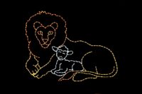 Lion and Lamb (4'11" H x 6'2" W)