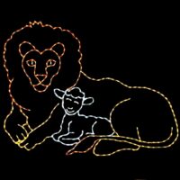 Lion and Lamb (4'11" H x 6'2" W)