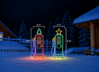 North Pole Gas (5'8" H x 2'7" W)