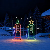 North Pole Gas (5'8" H x 2'7" W)