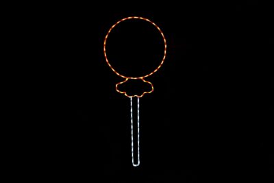 Orange Candy Sucker (4'6" H x 1'11" W)
