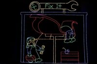 Santa's Fix it Shop (10' H x 11' W)
