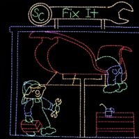 Santa's Fix it Shop (10' H x 11' W)