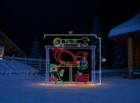 Santa's Fix it Shop (10' H x 11' W)