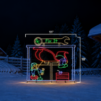 Santa's Fix it Shop (10' H x 11' W)