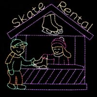 Ice Skate Rental (8'4" H x 8' 6" W)