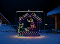 Ice Skate Rental (8'4" H x 8' 6" W)